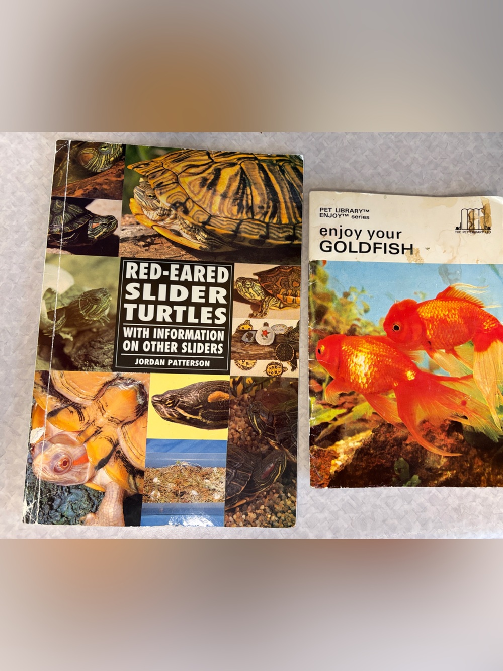 jcpenney White Paperback Animal Care Guides with Turtle and Fish Covers